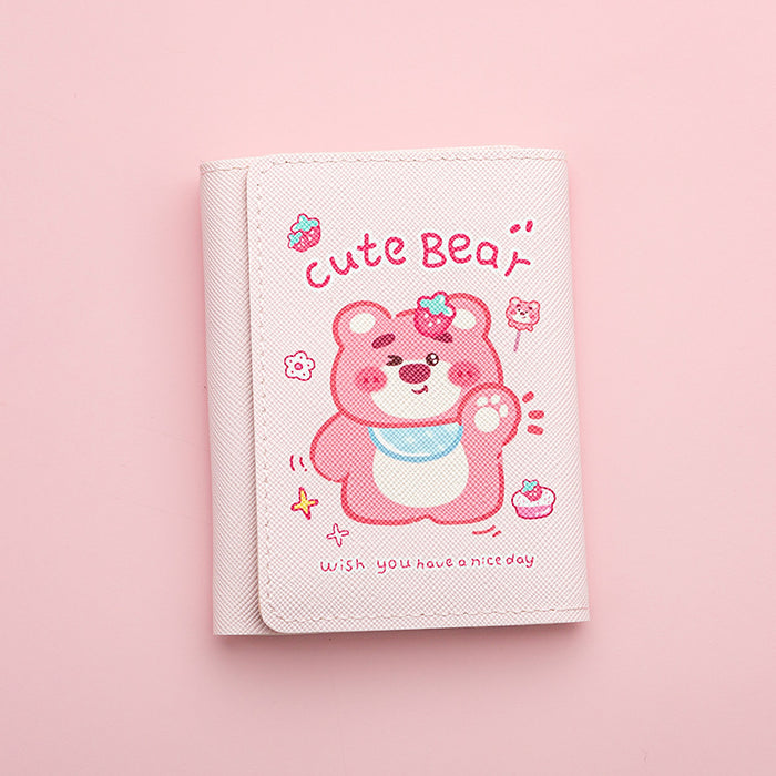 Wholesale Anime Cartoon PU Tri-fold Wallet with Multiple Card Slots Unisex Resale Ready