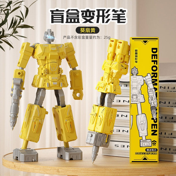 Wholesale Cartoon Robot Ballpoint Pen Primary School Students Educational Toy Pen