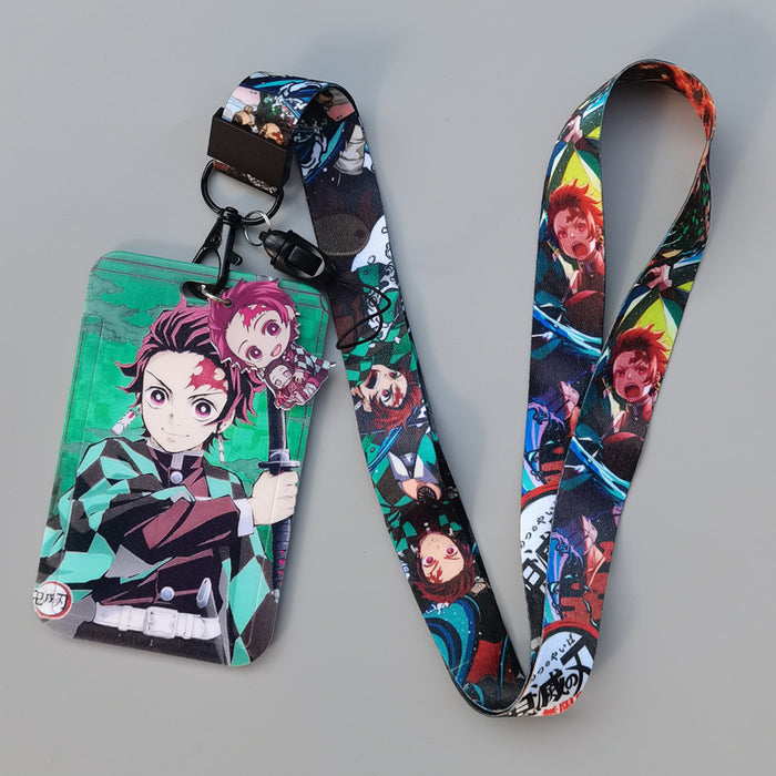 Wholesale Cartoon animation hard fit Lanyard Keychain