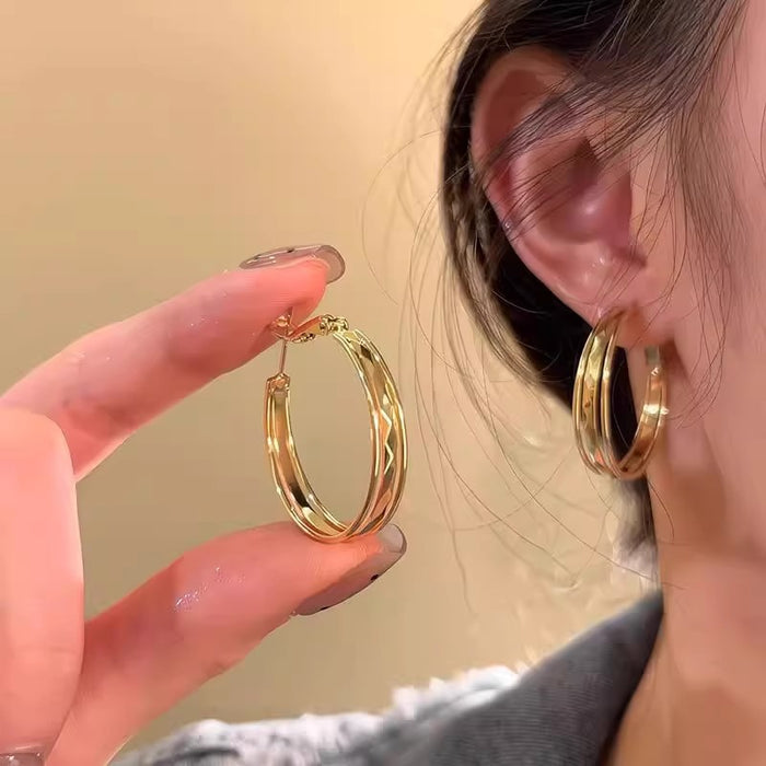 Wholesale Personality Large Hoop Earrings