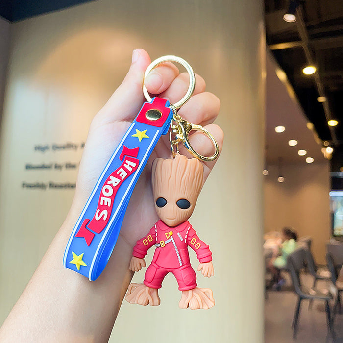 Wholesale Cartoon Doll PVC Keychain JDC-KC-YuanD003