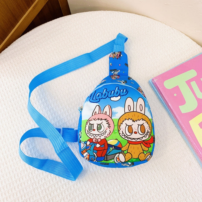 Wholesale Children' s Chest Bag Cartoon Cute Small Backpack Kindergarten Crossbody Bag Outdoor Coin Purse