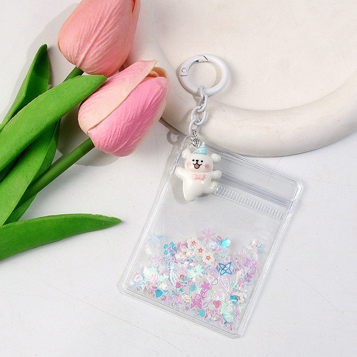 Wholesale Flash Moe Grain Keychain Pendant Cute Bag Hanging Pinch Shake Accessories