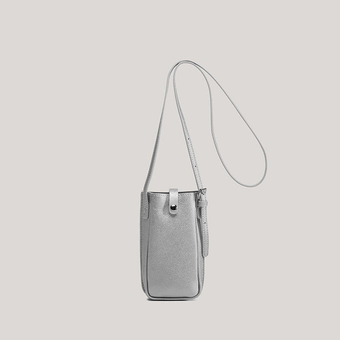 Wholesale Small niche design vertical phone bag, new fashionable, compact and exquisite crossbody bag, mini small bag