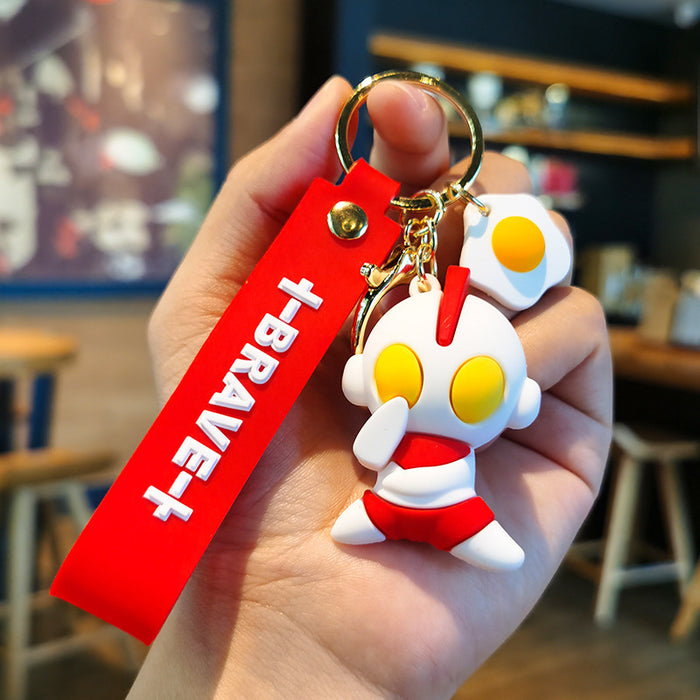 Wholesale Cartoon Doll Silicone Keychain JDC-KC-Tingm241