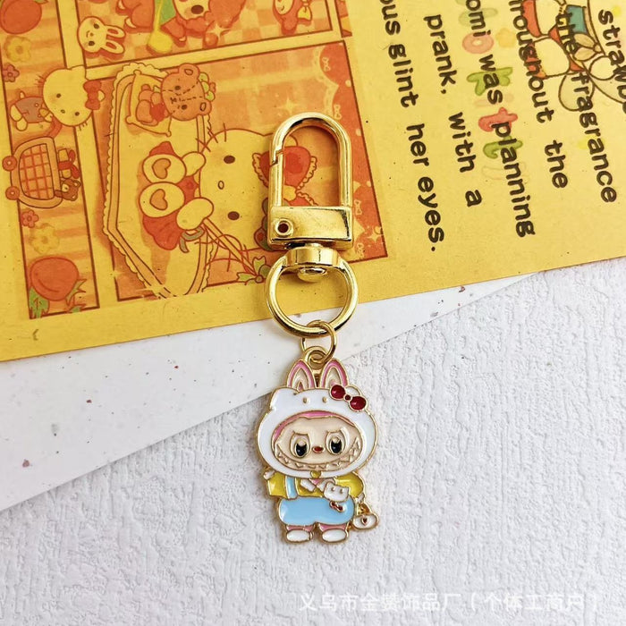 Wholesale Cartoon Couple Keychain Pendant Alloy Fashion Toy Bag Ornament Doll Cute Gift