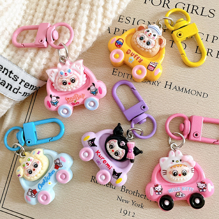 Wholesale Cartoon keychain pendant, cute backpack hanging accessory