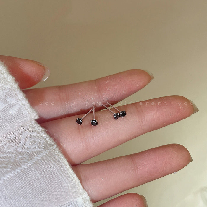 Wholesale Sterling silver needle small earrings for women, high-end, no-removal ear bone ear stick earrings