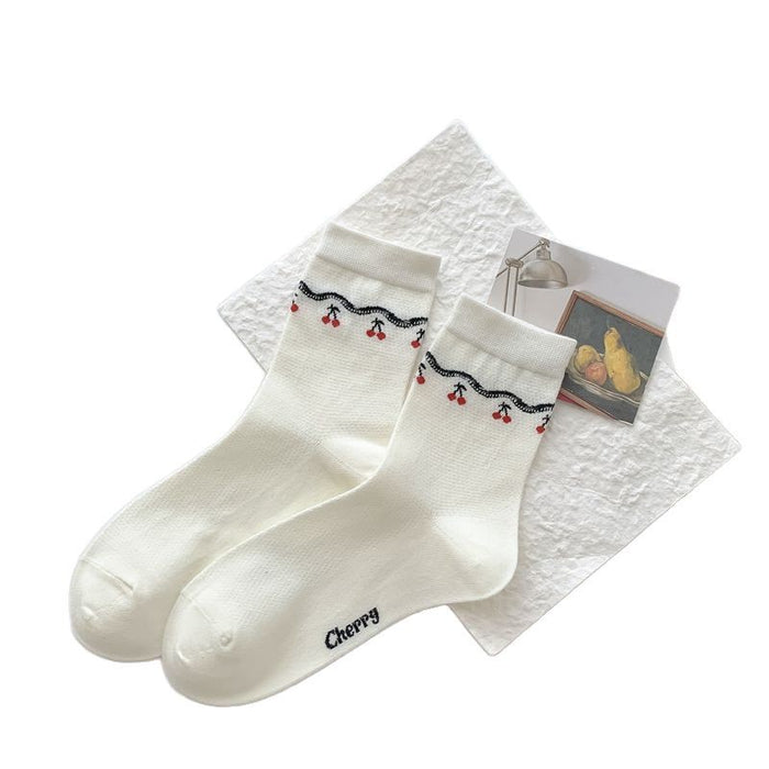 Wholesale Thin cotton socks with lace and thin combed cotton socks