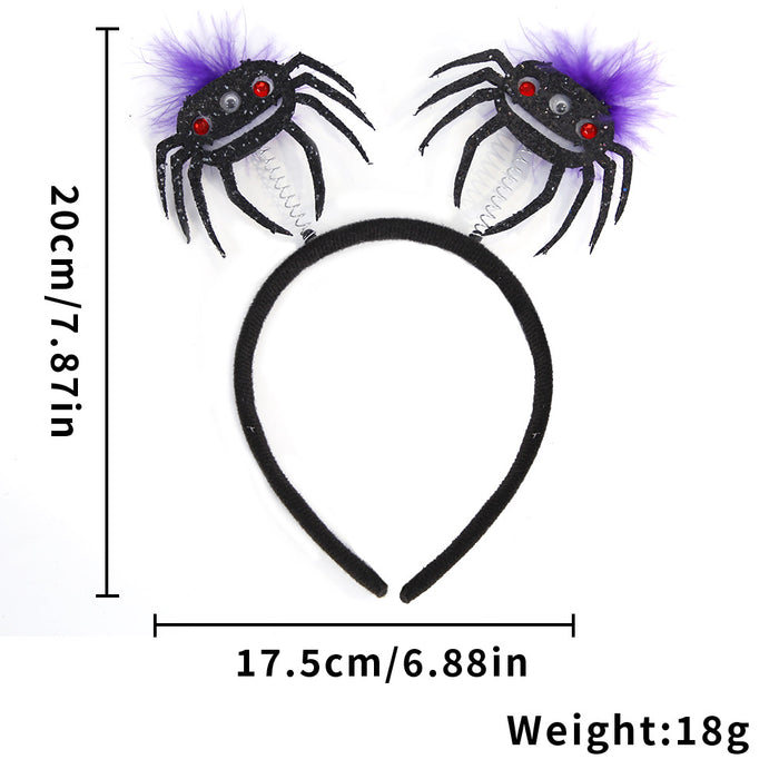Wholesale Plastic Headband Pumpkin Witch Hat Hair Hoop For Party Celebrations