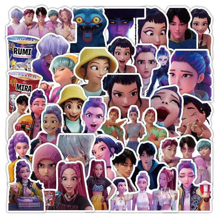 Wholesale 50 pieces  KPOP stickers graffiti