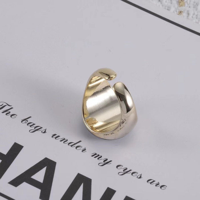 Wholesale Adjustable open ring design brass material ring