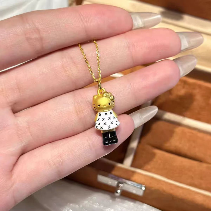 Wholesale Cute Cat Pendant Necklace