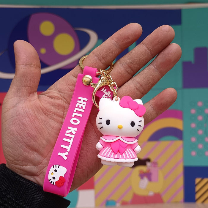 Wholesale Cartoon Silicone Doll Keychain JDC-KC-KuangK032