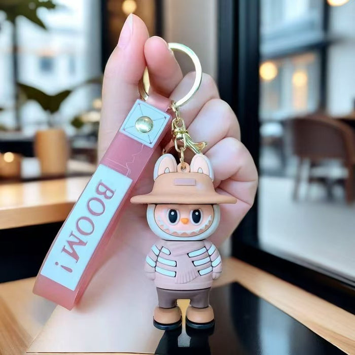 Wholesale Plush plush Keychain School Bag Pendant Key Chain Boys Gift