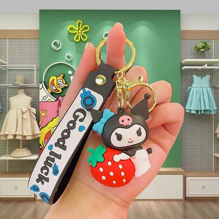 Wholesale Cartoon Silicone Doll Keychain JDC-KC-MingT121