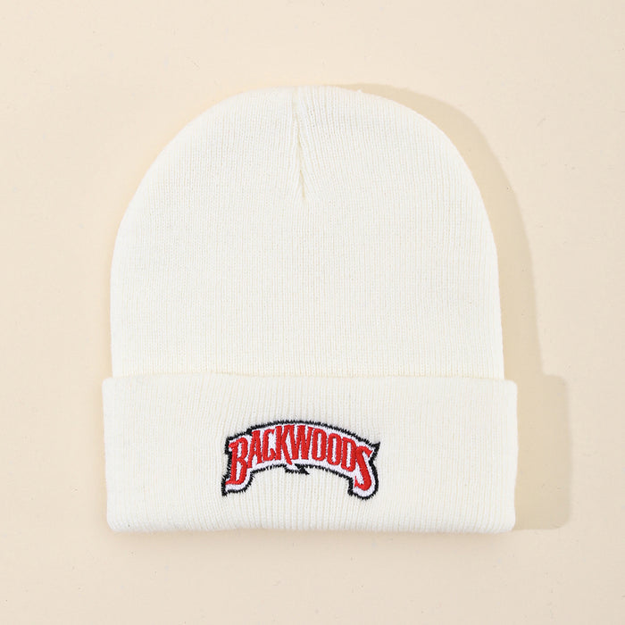 Wholesale Autumn and winter casual wool hat embroidered knitted hat