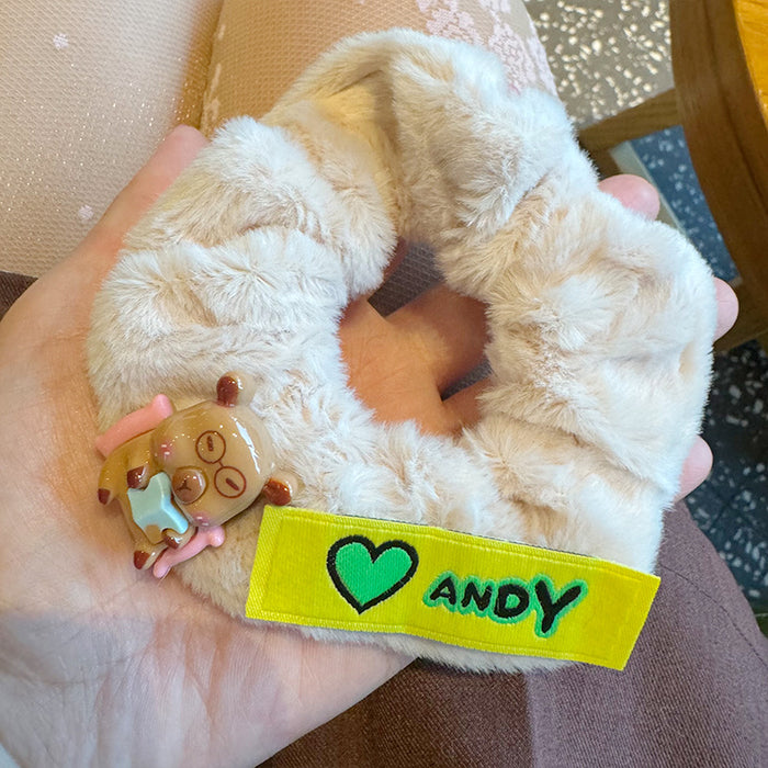 Wholesale Cartoon Animal Hair Scrunchies