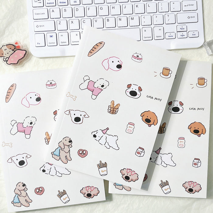 Wholesale Cute Puppy Notebook Thick Durable Notepad Painting Book Student