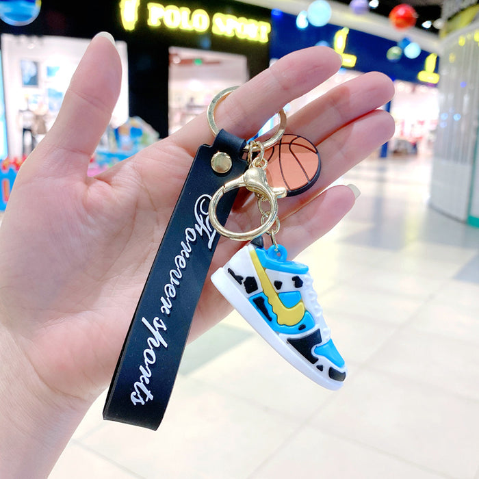 Wholesale Chic Slipper Keychain Metal Keyring Bag Charm MOQ≥2