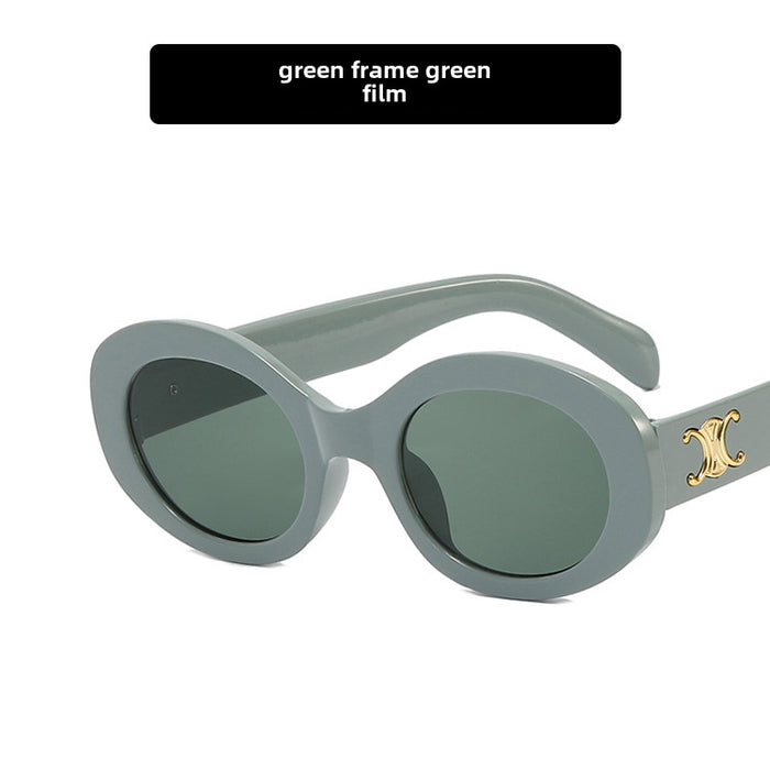 Wholesale Sunglasses Retro Elliptical Sunglasses