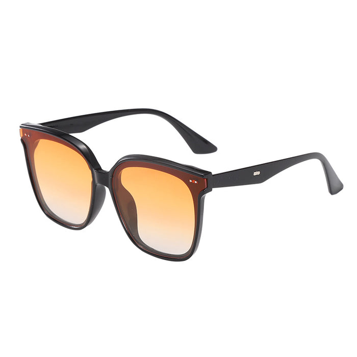 Wholesale Casual style retro versatile square frame full frame sunglasses for daily commuting