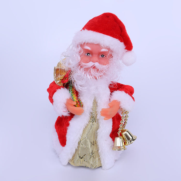 Wholesale Electric  Music Christmas Ornaments Doll Christmas Decorations Christmas Decoration Rotatable Toy