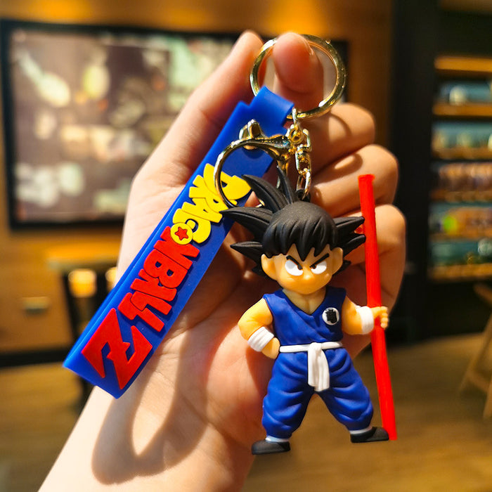 Wholesale Rubber Cartoon Doll Keychain JDC-KC-Tingm176