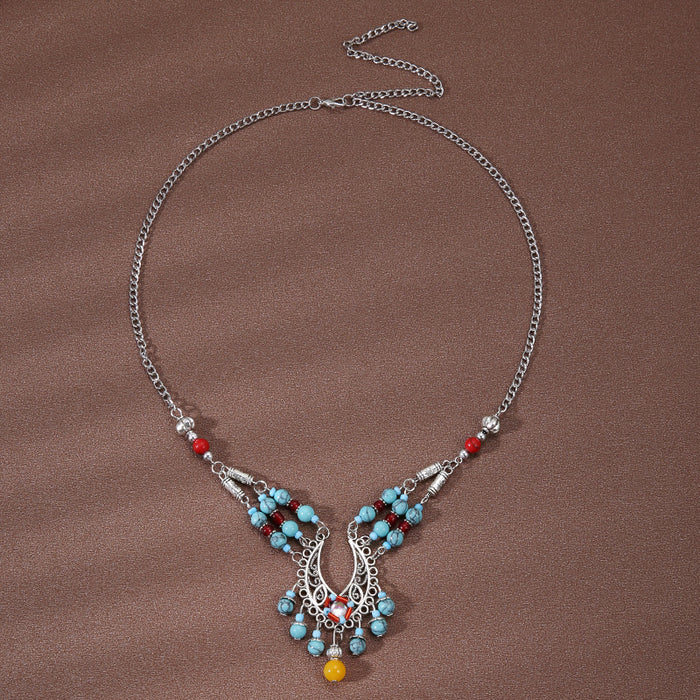 Wholesale Bohemian Ethnic Style Alloy Necklace JDC-NE-NanH008