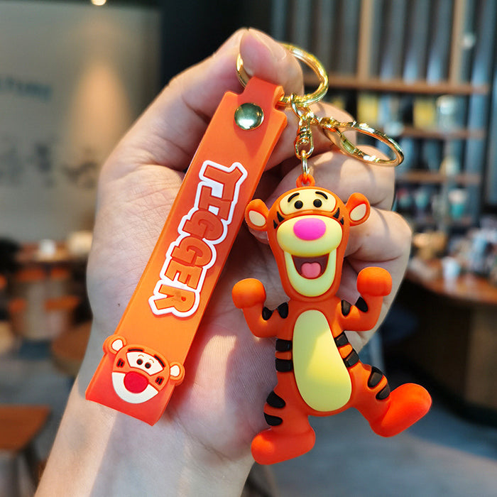 Wholesale Rubber Cartoon Doll Keychain JDC-KC-Tingm190