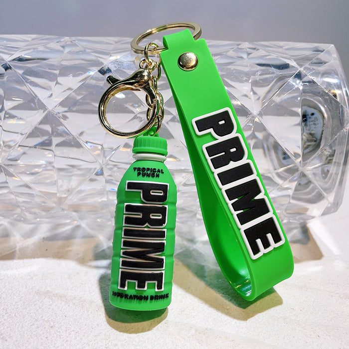 Wholesale Silicone Energy Drink Bottle Keychain JDC-KC-QiChao070