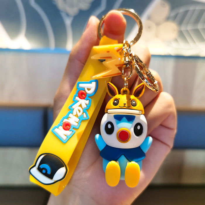 Wholesale Cartoon Doll Silicone Keychain JDC-KC-Tingm239