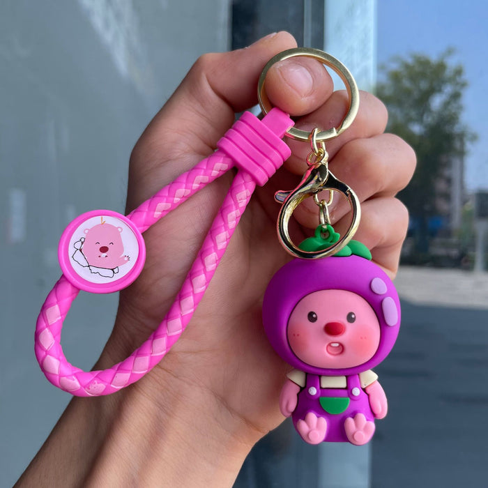 Wholesale Keychain Exquisite Doll Car Keychain Couple Backpack Pendant Small Gift