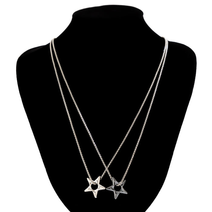 Wholesale Alloy Star Necklace Set JDC-NE-DaoNi012