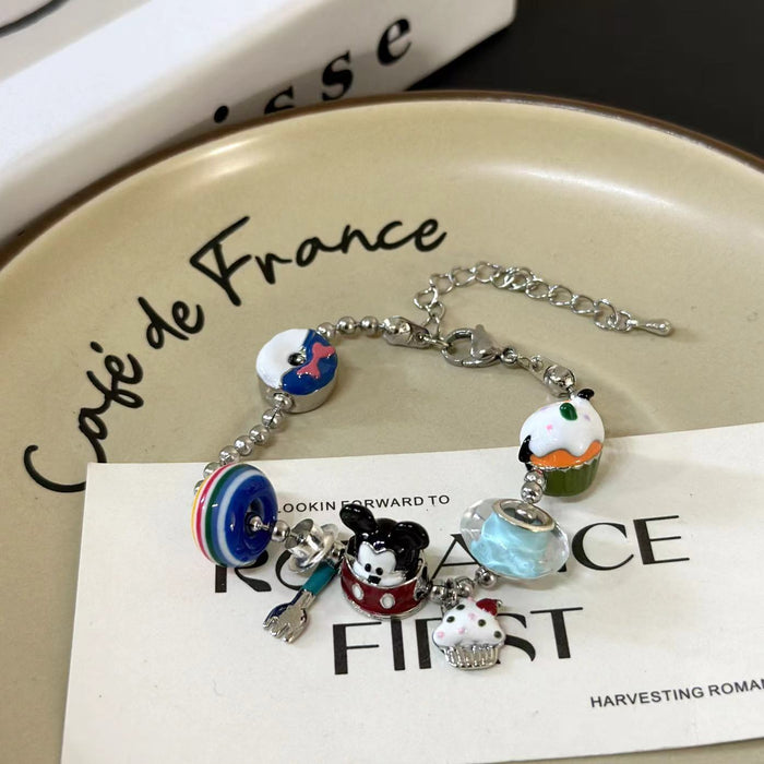 Wholesale Mouse Cake and Candy Bracelet