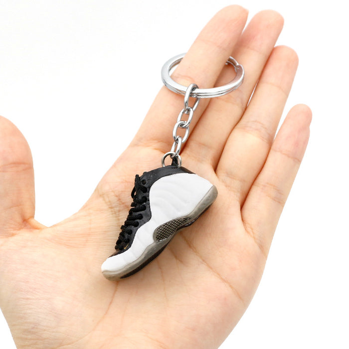 Wholesale PVC Basketball Shoe Model Keychain JDC-KC-QLPing014