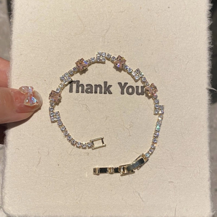 Wholesale Purple bracelet with multiple layers of layering, colorful, sweet, exquisite and versatile accessories