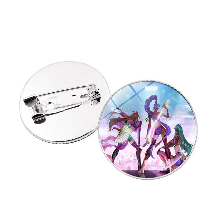 Wholesale Versatile safety pin brooch for bags and clothing accessories