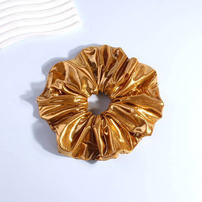 Wholesale Leather and fabric large Hair Scrunchies