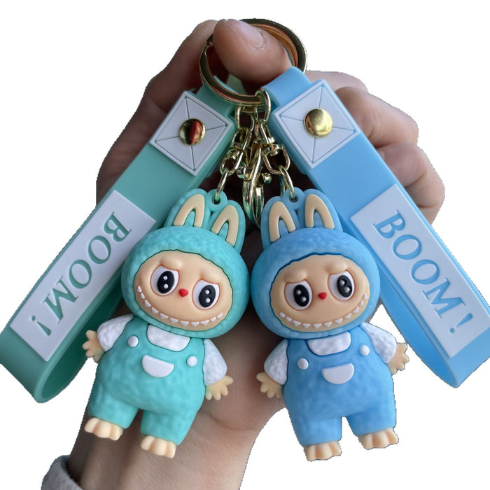 Wholesale Plush Keychain Couple Cute Pendant Bag Car Keychain Small Gift