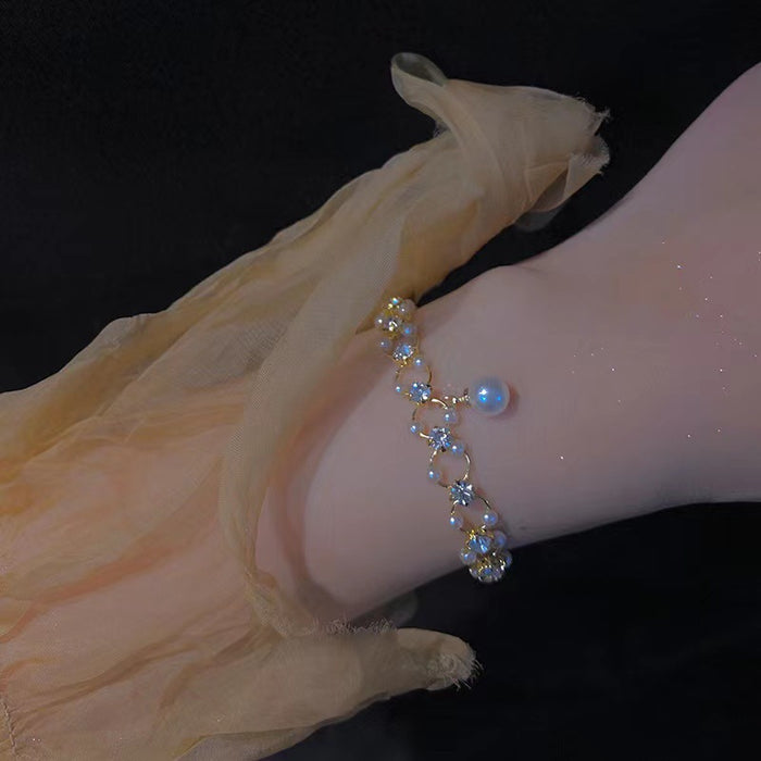 Wholesale diamond pearl bracelet South Korea niche design bracelet new fashion bracelet