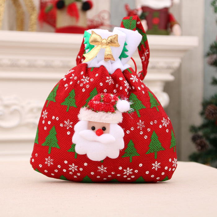 Wholesale Christmas Apple Bag, Handbag, Christmas Eve Gift Bag, Kidsren' s Small Gift Bag, Christmas Apple Bag