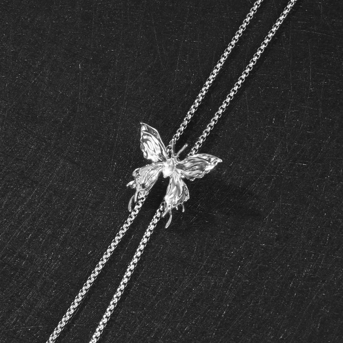 Wholesale Alloy Butterfly Necklace JDC-NE-QiN016
