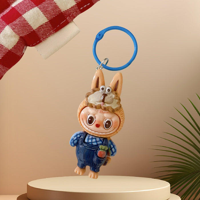 Wholesale Keychain Cute Girly Heart Pendant Men's and Women's Bag Hanging Accessories