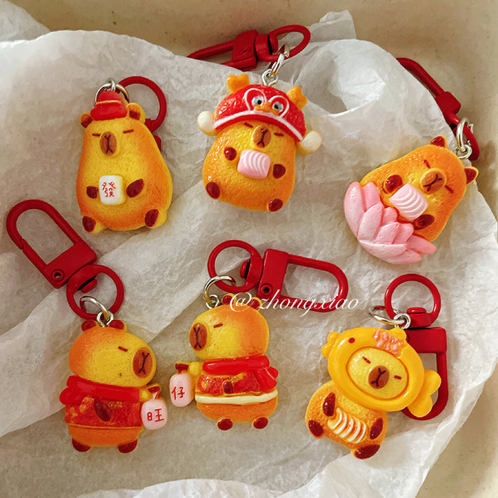Wholesale Keychain pendant, cute cartoon backpack hanging accessory, accessory