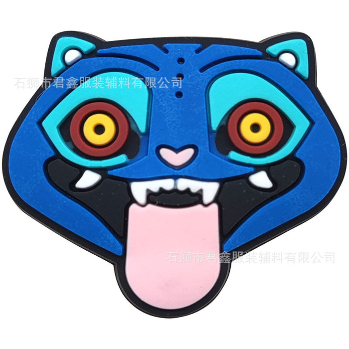 Wholesale 50pcs KPop Charms Shoe Buckles PVC Patches