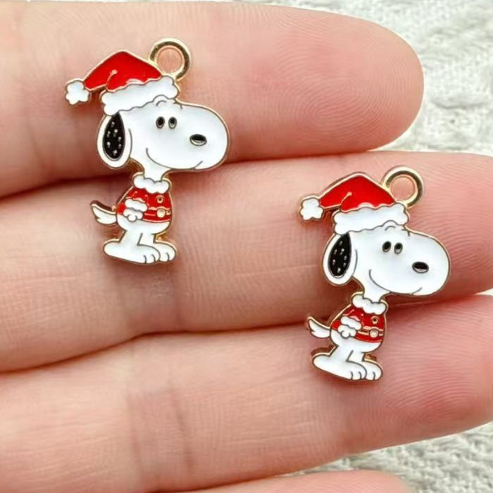 Wholesale 10pcs Halloween alloy Pendant DIY Keychain Earrings Necklace Pendant