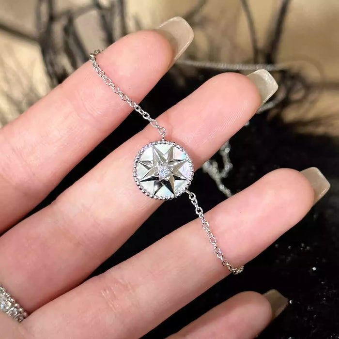 Wholesale Pendant round collarbone sweater chain