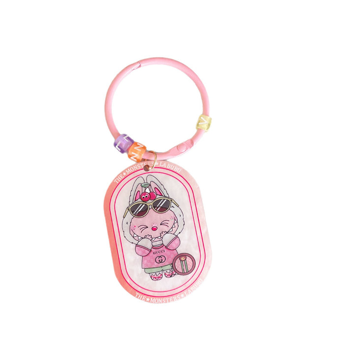 Wholesale Cute Acrylic  Keychain Cartoon Creative  Bag Decoration