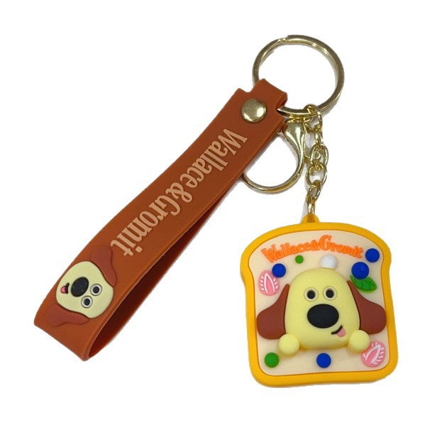 Wholesale Colorful PVC cute cartoon keychains